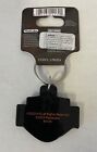Harley-davidson Bar   Shield Rubber Key Chain Plasticolor New