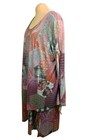 Cactus Fashion Patchwork Pattern 2 Piece Set Size Xl Nwt