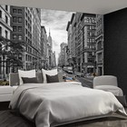 Gray New York City Street Mural Wall Decoration Large Wall Mural Living Room Bed