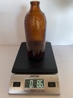 Rare Uncommon Type Vintage Schlitz Beer Glass Brown Tall Bottle 7-1 2  In Tall