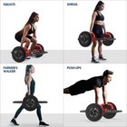 Hex Trap Bar 2-inch Olympic Weightlifting Bar For Deadlifts  Squats  Gym