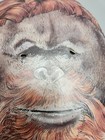 Vintage 1986 Orangutan Paper Hand Mask Spizzirri Publishing Educational Animal