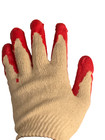 240 Pairs Work Gloves Red Latex Rubber Palm  For Work Safety Wholesale