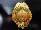 Obsolete Vintage Willard Ohio Lieutenant Fire Department Pin Back Badge   Lieut 