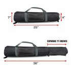 Padded Tripod Case By Usa Gear With Expandable Compartment   Accessory Storage