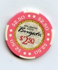 2 50 Chip From The Borgata Casino Atlantic City New Jersey