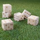 Giant Dice Set Wooden Yard Games Dice Outdoor Lawn Game 3 5  With Carrying Case