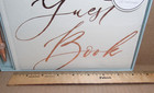 New Punch Studio Guest Book 100 Lined Pages With Gold Pen Party Event Sealed Box