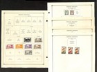 French Polynesia Stamp Collection On 20 Scott Internationa Pages  1892-1980  bc 