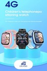 Kids 4g Smart Watch Phone Lbs Gps Track Sos Call Ip67 Waterproof Video Call W19