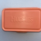 Vtg 90 s Huggies Baby Wipes Plastic Container Red Lid Empty Movie Prop Collector