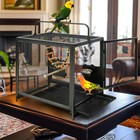 Large Bird Cage Play Top Parrot Finch Flight Cage Macaw Cockatoo Pet Supply 