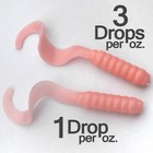 New 1 Oz  Pink Worm Essentials Soft Plastic Color Fishing Bait Plastisol