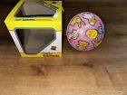 Vintage Lbz Tin Spinning Top Toy - Germany - Pastel With Sheep  Bunny  Cat  Dog