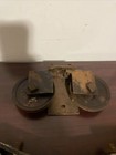 Vintage  Antique Metal Barn Door Cable Rollers   Barn Door Rollers 4   
