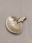 Ancient Viking Silver Decorative Engraving Pendant Amulet Circa 900-1000 Ad