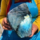 6 82lb Large Natural Gorgeous Labradorite Quartz Crystal Stone Specimen Healing