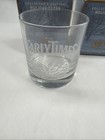 Early Times Bourbon Whiskey Kentucky Etched Collectible Holiday Glasses Vtg