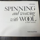 Spinning And Weaving With Wool Book Paula Simmons Fiber Arts Craft Updated