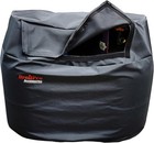 Broilpro Accessories Rv Trailer Propane Tank Cover  Fit For Dual 20lb  Black 