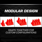 Magnetic Modular Wrench Organizer Compact Tool Storage Slots Hold Tools