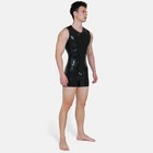 Furrjoi Silicone Whole Black Bare Butt Bodysuit Shiny Jumpsuit Furry Fetish