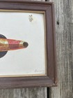 Vtg Falstaff Beer Sign Wood Framed Cardboard Ford Lotus Race Car Bar Mancave