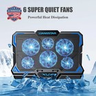 Laptop Cooling Pad  Laptop Cooler With 6 Quiet Led Fans For 15 6-17 Inch Laptop