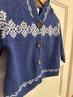 Nordstrom Baby Blue Wool Blend Hooded Cardigan Sweater Size 9m