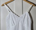 Slip Dress Eyelets Embroidered Lace Trim Size Xs Fairy Coquette Feminine Dainty