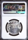 1961 Kansas State Centennial Silver Heraldic Art Medal  Ms67 Ngc  Token  Sc50c