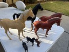 Vintage Horses   Accessories Lot Marx Toys 1960   s   70   s