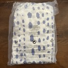 The Uptown Baby Fitted Crib Sheet New 100  Cotton Percale Blue Dots White