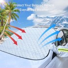 Windshield Cover For  Car Suv All Years Winter Ice snow frost Water Resistent