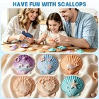 20 Pcs 34 Inch 810cm White Natural Scallop Shells Crafts Diy Beach Decor