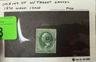 Us Scott 147  1870 Washington  3c Green  Fine Used  fancy Cancel 