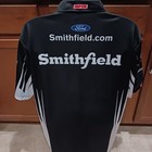 Stewart-haas Racing Large Team Issued Smithfield Ford Crew Shirt Nascar Almirola