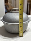 Vintage Century Silver Seal 8 Inch Hammered Aluminum Dutch Oven