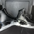 Riedell 121 Kids  Figure Ice Skates Black With Onyx Quest Blades Size 10 