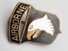 Wwii 101st Airborne Division Screaming Eagles Di Unit Crest Pin Rare Patch Type