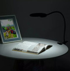 Magnifier Clip-on Lighted Table Desk Led Clamp Lamp 2x 5x Magnifying Glass