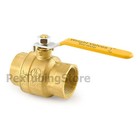  10  1-1 2  Npt Threaded Brass Ball Valves Full Port  600psi Wog