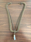 Set Of Two Vintage Bronze-tone Long Necklaces