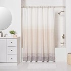 Tension Mount Brushed Nickel Finish Taper End Shower Curtain Rod 43  - 72  Long