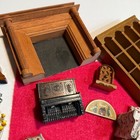 Dollhouse Miniatures 1 12 Scale Lot  4 Furniture Living Room Set