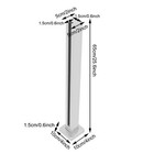 Glass Railing Post mid Post 65cm 304 Stainless Steel Balustrade For Balcony Deck