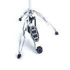 Professional Drum Hi-hat Cymbal Stand Double Braced Chrome High Hat Silver black