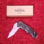 Rapid Flip Opening Razor Tactical Spring-assisted Pocket Knife 8 25  440 Steel 