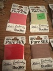Bucilla Silk Embroidery Ribbon Lot Of 16  4mm   7mm  3 Organza Ribbon