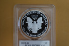 2019 W  1 Proof Silver Eagle Pcgs Pr70dcam Thomas Cleveland Fdi - Scratched